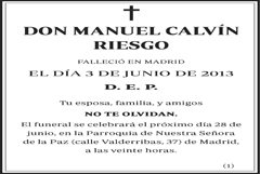 Manuel Calvín Riesgo